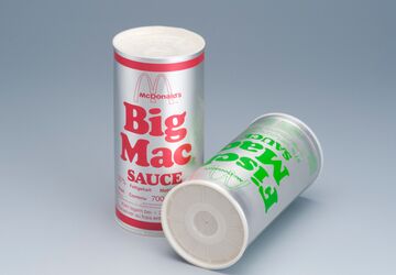 Packaging for McDonalds sauces